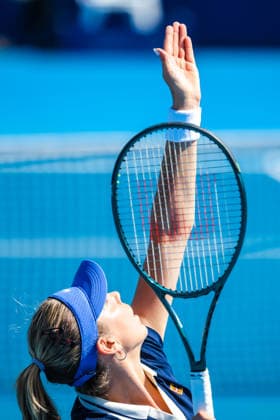 January 14, 2026, Melbourne, Victoria, Australia: MELBOURNE, AUSTRALIA - JANUARY 14 2026: Katie Boulter of Great Britain plays Elizabeth Mandlik of USA on Day 2 of the 2026 Kooyong Classic on January 14, 2026 in Melbourne, Australia. Melbourne Australia - ZUMAp121 20260114_zsp_p121_036 Copyright: xChrisxPutnamx