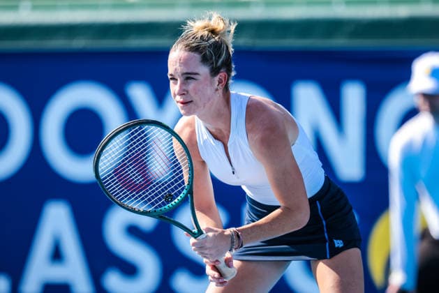January 14, 2026, Melbourne, Victoria, Australia: MELBOURNE, AUSTRALIA - JANUARY 14 2026: Elizabeth Mandlik of USA plays Katie Boulter of Great Britain on Day 2 of the 2026 Kooyong Classic on January 14, 2026 in Melbourne, Australia. Melbourne Australia - ZUMAp121 20260114_zsp_p121_052 Copyright: xChrisxPutnamx