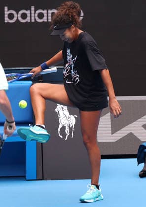 January 14, 2026, Melbourne, Victoria, Australia: NAOMI OSAKA of Japan during practise session before Australian Open, Melbourne, Australia. Melbourne Australia - ZUMAc278 20260114_zsp_c278_010 Copyright: xMarcinxCholewinskix