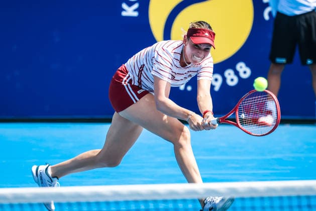January 14, 2026, Melbourne, Victoria, Australia: MELBOURNE, AUSTRALIA - JANUARY 14 2026: Donna VekiÄ¡.of Croatia plays Alexandra Eala of Phillipines on Day 2 of the 2026 Kooyong Classic on January 14, 2026 in Melbourne, Australia. Melbourne Australia - ZUMAp121 20260114_zsp_p121_062 Copyright: xChrisxPutnamx