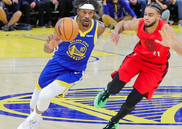 Basketball, NBA, Golden State Warriors - Portland Trail Blazers