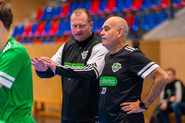 Heidmar Felixson TSV Hannover Burgdorf, Co-Coach Juan Carlos Pastor TSV Hannover Burgdorf, Coach f l , Training start TSV Hannover Burgdorf 13 01 2026, Hannover, GER , Copyright: xJanxGuentherx xTSVxHannover-Burgdorfx