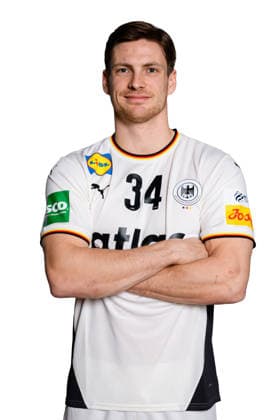 Hannover Handball EM 2026 Germany Press conference Rune Dahmke Germany Portrait Face Hannover Germany