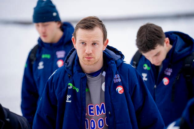 Handball European Championship Bekkestua 20260114 Sander Sagosen at the handball boys training in Nadderud arena before the European Handball Championship matches Photo Stian Lysberg Solum NTB Bekkestua Norway EDITORIAL USE ONLY RESTRICTED USE FOR BETTING COMPANIES  Copyright: xStianxLysbergxSolumx xNTBx