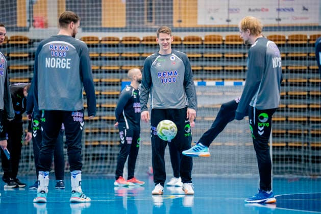 Handball European Championship Bekkestua 20260114 Torbjorn Bergerud at the handball boys training in Nadderud arena before the European Handball Championship matches Photo Stian Lysberg Solum NTB Bekkestua Norway EDITORIAL USE ONLY RESTRICTED USE FOR BETTING COMPANIES  Copyright: xStianxLysbergxSolumx xNTBx
