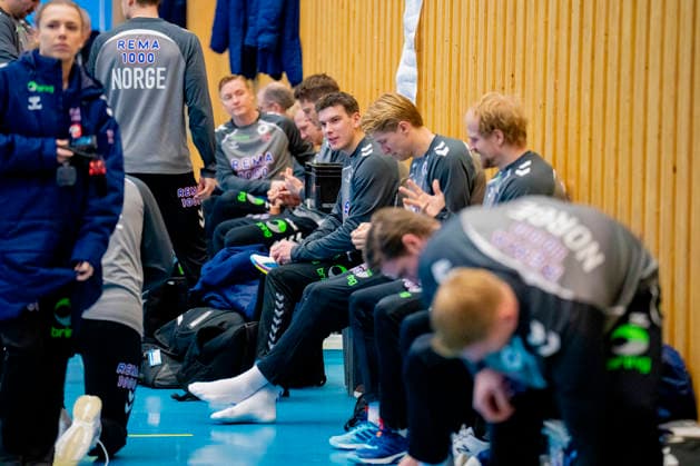 Handball European Championship Bekkestua 20260114 Patrick Helland Anderson at the handball boys training in Nadderud arena before the European Handball Championship matches Photo Stian Lysberg Solum NTB Bekkestua Norway EDITORIAL USE ONLY RESTRICTED USE FOR BETTING COMPANIES  Copyright: xStianxLysbergxSolumx xNTBx