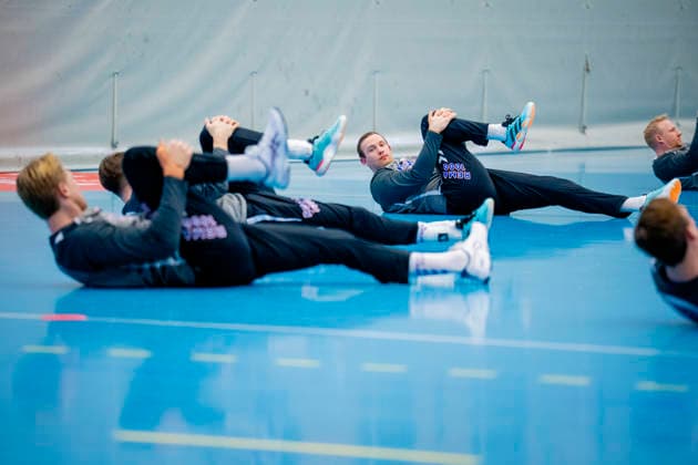 Handball European Championship Bekkestua 20260114 Sander Sagosen at the handball boys training in Nadderud arena before the European Handball Championship matches Photo Stian Lysberg Solum NTB Bekkestua Norway EDITORIAL USE ONLY RESTRICTED USE FOR BETTING COMPANIES  Copyright: xStianxLysbergxSolumx xNTBx