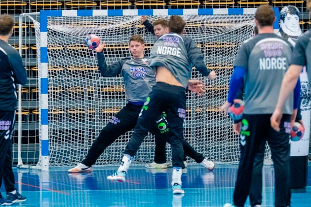 Handball European Championship Bekkestua 20260114 Torbjorn Bergerud at the handball boys training in Nadderud arena before the European Handball Championship matches Photo Stian Lysberg Solum NTB Bekkestua Norway EDITORIAL USE ONLY RESTRICTED USE FOR BETTING COMPANIES  Copyright: xStianxLysbergxSolumx xNTBx