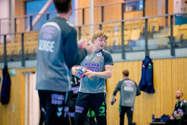 Handball European Championship Bekkestua 20260114 Martin Hovde at the handball boys training in Nadderud arena before the European Handball Championship matches Photo Stian Lysberg Solum NTB Bekkestua Norway EDITORIAL USE ONLY RESTRICTED USE FOR BETTING COMPANIES  Copyright: xStianxLysbergxSolumx xNTBx