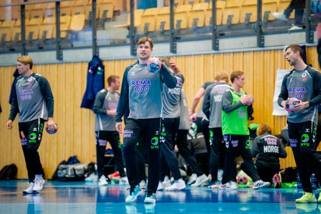 Handball European Championship Bekkestua 20260114 Thomas Alfred Solstad at the handball boys training in Nadderud arena before the European Handball Championship matches Photo Stian Lysberg Solum NTB Bekkestua Norway EDITORIAL USE ONLY RESTRICTED USE FOR BETTING COMPANIES  Copyright: xStianxLysbergxSolumx xNTBx