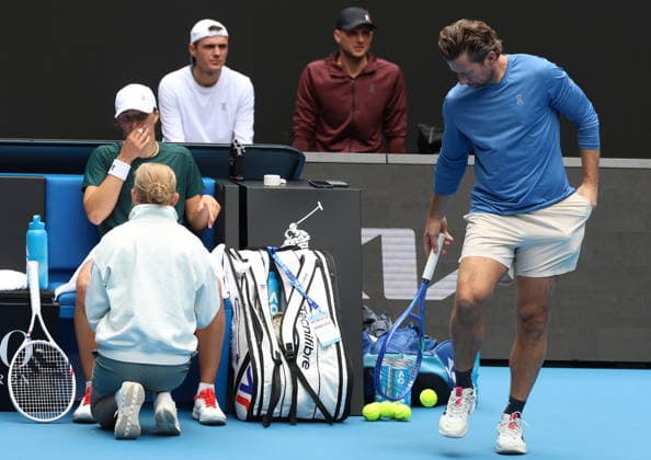 TENIS AUSTRALIAN OPEN 2026 14012026 N Z WIM FISSETTE, IGA SWIATEK, DARIA ABRAMOWICZ, KACPER ZUK I MACIEJ RYSZCZUK PODCZAS TRENINGU PRZED AUSTRALIAN OPEN W MELBOURNE MARCIN CHOLEWINSKI NEWSPIX.PL TENIS AUSTRALIAN OPEN 2026 14012026 WIM FISSETTE, IGA SWIATEK, DARIA ABRAMOWICZ, KACPER ZUK AND MACIEJ RYSZCZUK DURING PRACTICE SESSION BEFORE AUSTRALIAN OPEN IN MELBOURNE NEWSPIX.PL --- newspix.pl 