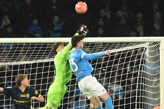 Filippo Rinaldi of Parma Calcio 1942 during the Serie A Enelive match between SSC Napoli vs Parma Calcio 1913 at Diego Armando Maradona Stadium  Copyright: xDaniloxGemito IPAxSportx xipa-agency.netx xx IPA_70061938 IPA_Agency_IPA70061938