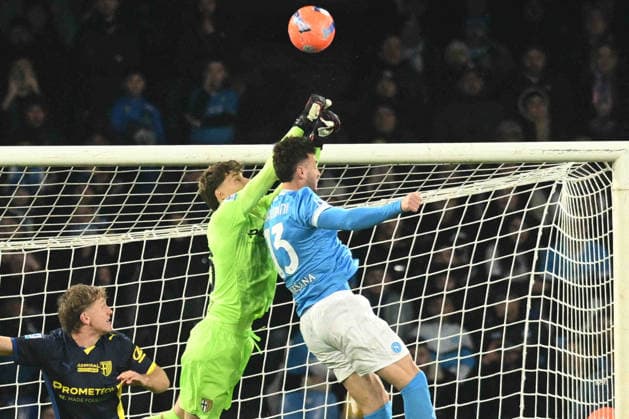 CALCIO - Serie A - SSC Napoli vs Parma Calcio Filippo Rinaldi of Parma Calcio 1942 during the Serie A Enelive match between SSC Napoli vs Parma Calcio 1913 at Diego Armando Maradona Stadium Naples Italy  Copyright: xIPAxSport ABACAx