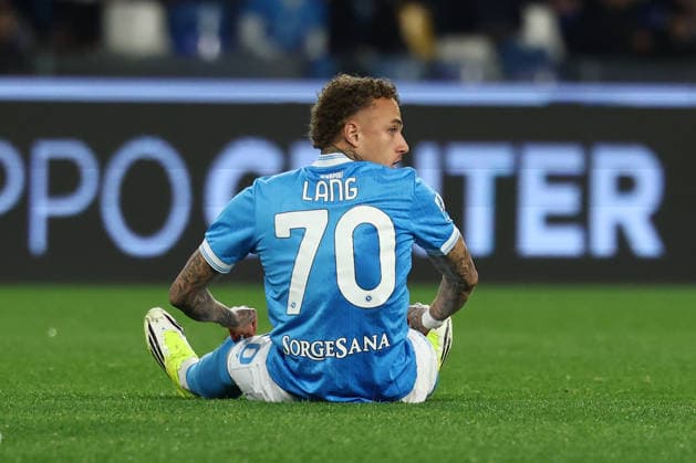 Noa Lang of SSC Napoli dejected during the Serie A 2025 2026 football match between SSC Napoli and Parma Calcio 1913 at Diego Armando Maradona stadium in Naples (Italy), January 14th, 2026. CesarexPurini