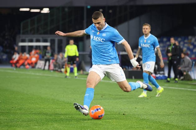 January 14, 2026, Napoli, Campania, ITALIA: Alessandro Buongiorno of SSC Napoli During the football match on January 14, 2026, valid for the Italian Serie A - 2025 26 championship in Naples at the Diego Armando Maradona Stadium between SSC Napoli and Parma..Pictured: Napoli ITALIA - ZUMAs236 20260114_aap_s236_019 Copyright: xFabioxSassox