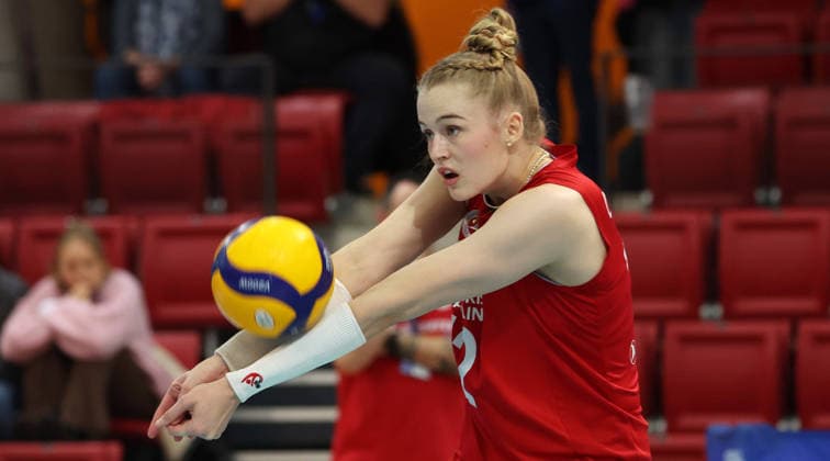 14 01 2026, Germany, Stuttgart Volleyball Allianz MTV Stuttgart vs THY Istanbul, Hanna Orthmann Istanbul