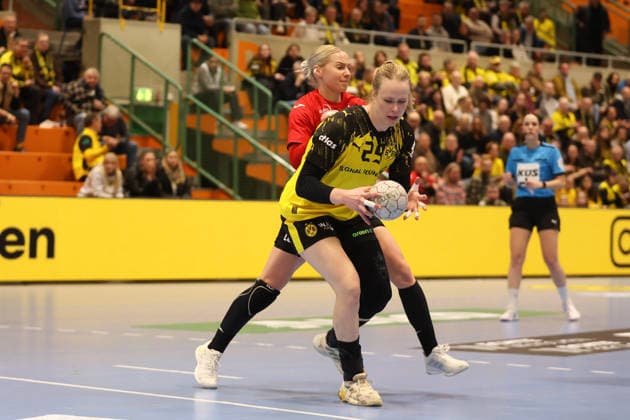 Emma Olsson Borussia Dortmund GER, Borussia Dortmund v BSV Sachsen Zwickau, Handball, HBF, 2025 2026 season, 14 01 2026 GER, Borussia Dortmund v BSV Sachsen Zwickau, Handball, HBF, 2025 2026 season, 14 01 2026 Dortmund Copyright: xEibner-Pressefoto FrankxZeisingx EP_FZG
