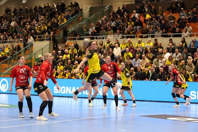 Alieke van Maurik Borussia Dortmund GER, Borussia Dortmund vs BSV Sachsen Zwickau, Handball, HBF, Season 2025 2026, 14 01 2026 GER, Borussia Dortmund vs BSV Sachsen Zwickau, Handball, HBF, Season 2025 2026, 14 01 2026 Dortmund Copyright: xEibner-Pressefoto FrankxZeisingx EP_FZG