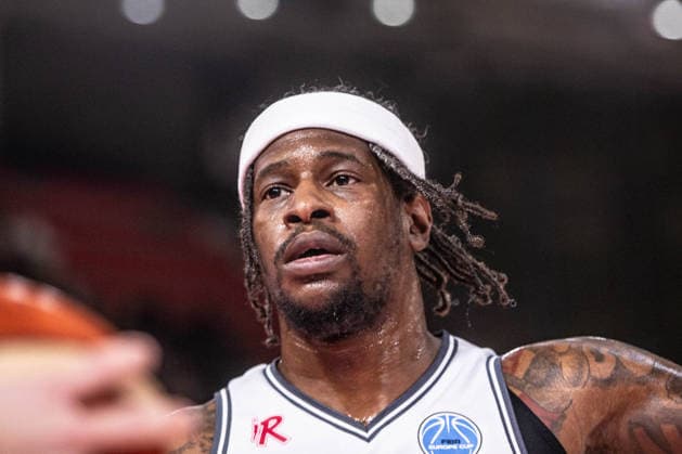 BASKET - Basket FIBA Europe Cup - Pallacanestro Reggiana vs KK Bosna BH telecom Jaylen Barford (Unahotels Reggio Emilia) during Pallacanestro Reggiana vs KK Bosna BH telecom, Basketball FIBA Europe Cup match in Reggio Emilia , Italy, January 14 2026 Reggio Emilia Italy  Copyright: xIPAxSport ABACAx