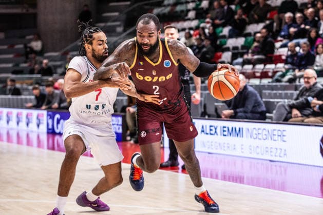 BASKET - Basket FIBA Europe Cup - Pallacanestro Reggiana vs KK Bosna BH telecom Michael Young (KK Bosna) during Pallacanestro Reggiana vs KK Bosna BH telecom, Basketball FIBA Europe Cup match in Reggio Emilia , Italy, January 14 2026 Reggio Emilia Italy  Copyright: xIPAxSport ABACAx