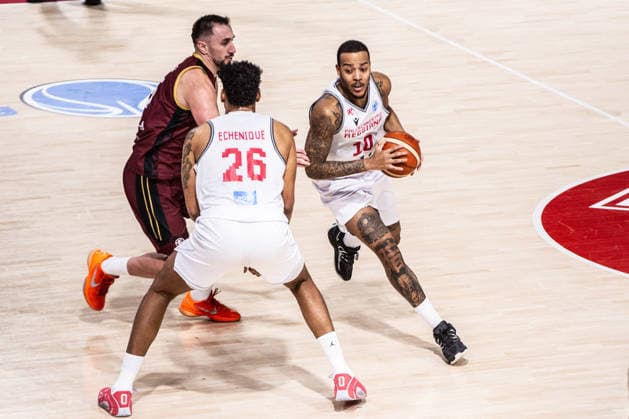 BASKET - Basket FIBA Europe Cup - Pallacanestro Reggiana vs KK Bosna BH telecom Troy Caupain Jr. (Unahotels Reggio Emilia) during Pallacanestro Reggiana vs KK Bosna BH telecom, Basketball FIBA Europe Cup match in Reggio Emilia , Italy, January 14 2026 Reggio Emilia Italy  Copyright: xIPAxSport ABACAx