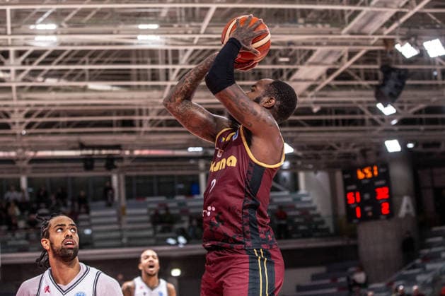 BASKET - Basket FIBA Europe Cup - Pallacanestro Reggiana vs KK Bosna BH telecom Michael Young (KK Bosna) during Pallacanestro Reggiana vs KK Bosna BH telecom, Basketball FIBA Europe Cup match in Reggio Emilia , Italy, January 14 2026 Reggio Emilia Italy  Copyright: xIPAxSport ABACAx