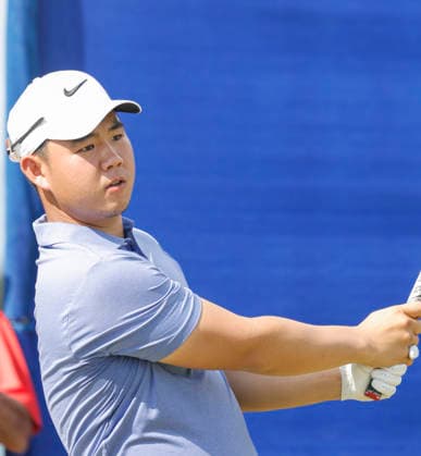 January 14, 2026, Honolulu, Hawaii, USA: TOM KIM tees off at the 10th Hole during the Pro-Am round at the 2026 Sony Open in Honolulu, Hawaii on January 14, 2026. Honolulu USA - ZUMAm310 20260114_zsp_m310_014 Copyright: xElliotxMilesx
