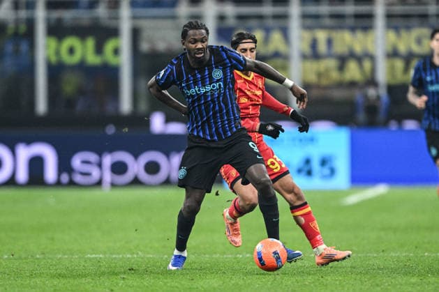 CALCIO - Serie A - Inter - FC Internazionale vs US Lecce Marcus Thuram of Inter FC in action during the Italian Serie A football match between Inter FC and US lecce on January 14th, 2026 at Giuseppe Meazza San Siro Siro stadium in Milan, Italy. Photo Tiziano Ballabio Milan Italy  Copyright: xIPAxSport ABACAx