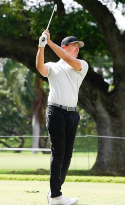 January 14, 2026, Honolulu, Hawaii, USA: American actor DANIEL HENNEY tees off from the 4th Hole during the Pro-Am round at the 2026 Sony Open in Honolulu, Hawaii on January 14, 2026. Honolulu USA - ZUMAm310 20260114_zsp_m310_029 Copyright: xElliotxMilesx