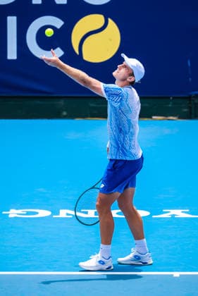2026 Kooyong Classic - Day 3 Tristan Schoolkate of Australia plays Matteo Berrettini of Italy on Day 3 of the 2026 Kooyong Classic Tristan Schoolkate won 7-5, 63 Melbourne Australia Copyright: xChrisxPutnamx xSOPAxImagesx CPUTNAM_7