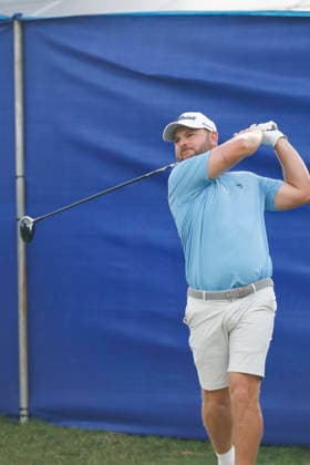 January 14, 2026, Honolulu, Hawaii, USA: JORDAN SMITH tees off from the 10th Hole during the Pro-Am round at the 2026 Sony Open in Honolulu, Hawaii on January 14, 2026. Honolulu USA - ZUMAm310 20260114_zsp_m310_032 Copyright: xElliotxMilesx