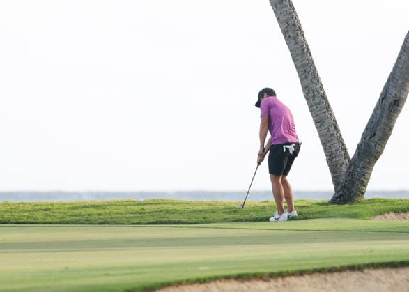 January 14, 2026, Honolulu, Hawaii, USA: ADRIEN SADDIER putts from the 16th Green during the Pro-Am round at the 2026 Sony Open in Honolulu, Hawaii on January 14, 2026. Honolulu USA - ZUMAm310 20260114_zsp_m310_039 Copyright: xElliotxMilesx