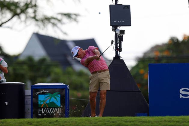 January 14, 2026 - Zach Johnson hits from the 7th tee during a Pro-Am prior to the 2026 Sony Open in Hawaii at Waialae Country Club in Honolulu, HI - CSM Honolulu USA - ZUMAc04_ 20260114_zma_c04_142 Copyright: xAndrewxLeex