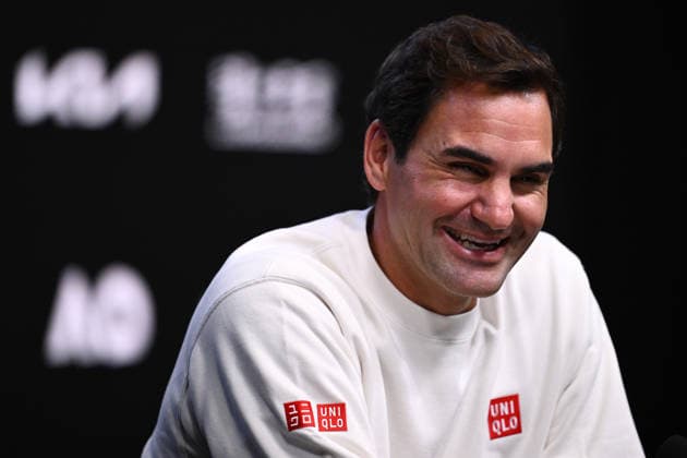 TENNIS AUSTRALIAN OPEN, Former Australian Open champion Roger Federer speaks to media ahead of the Australian Open tennis tournament at Melbourne Park in Melbourne, Thursday, January 15, 2026. ( NO ARCHIVING, EDITORIAL USE ONLY MELBOURNE VICTORIA AUSTRALIA  Copyright: xJOELxCARRETTx 20260115169086844936