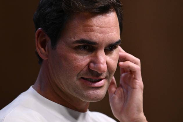 TENNIS AUSTRALIAN OPEN, Former Australian Open champion Roger Federer speaks to media ahead of the Australian Open tennis tournament at Melbourne Park in Melbourne, Thursday, January 15, 2026. ( NO ARCHIVING, EDITORIAL USE ONLY MELBOURNE VICTORIA AUSTRALIA  Copyright: xJOELxCARRETTx 20260115134406582813