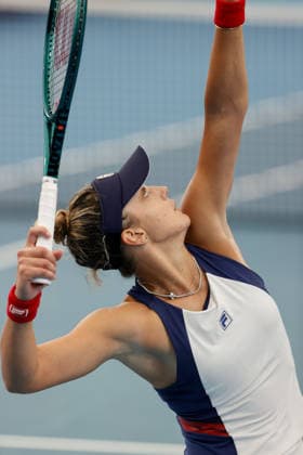 January 15, 2026, Adelaide, South Australia, Australia: JAQUELINE CRISTIAN of Romania in action during her quarter final match against K. Birrell of Australia, during the 2026 Adelaide International Tennis Tournament Adelaide Australia - ZUMAw216 20260115_zsp_w216_015 Copyright: xMarkxWilloughbyx