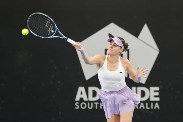 January 15, 2026, Adelaide, South Australia, Australia: KIMBERLY BIRRELL of Australia in action during her quarter final win over J. Cristian of Romania 5:7, 6:1, 7:5, during the 2026 Adelaide International Tennis Tournament Adelaide Australia - ZUMAw216 20260115_zsp_w216_016 Copyright: xMarkxWilloughbyx