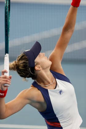 January 15, 2026, Adelaide, South Australia, Australia: JAQUELINE CRISTIAN of Romania in action during her quarter final match against K. Birrell of Australia, during the 2026 Adelaide International Tennis Tournament Adelaide Australia - ZUMAw216 20260115_zsp_w216_025 Copyright: xMarkxWilloughbyx