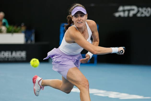 January 15, 2026, Adelaide, South Australia, Australia: KIMBERLY BIRRELL of Australia in action during her quarter final win over J. Cristian of Romania 5:7, 6:1, 7:5, during the 2026 Adelaide International Tennis Tournament Adelaide Australia - ZUMAw216 20260115_zsp_w216_032 Copyright: xMarkxWilloughbyx