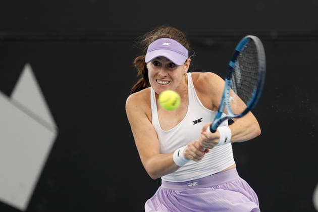January 15, 2026, Adelaide, South Australia, Australia: KIMBERLY BIRRELL of Australia in action during her quarter final win over J. Cristian of Romania 5:7, 6:1, 7:5, during the 2026 Adelaide International Tennis Tournament Adelaide Australia - ZUMAw216 20260115_zsp_w216_046 Copyright: xMarkxWilloughbyx
