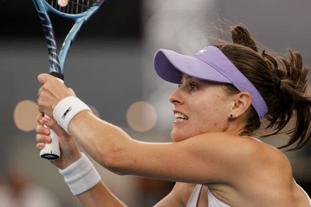 January 15, 2026, Adelaide, South Australia, Australia: KIMBERLY BIRRELL of Australia in action during her quarter final win over J. Cristian of Romania 5:7, 6:1, 7:5, during the 2026 Adelaide International Tennis Tournament Adelaide Australia - ZUMAw216 20260115_zsp_w216_059 Copyright: xMarkxWilloughbyx