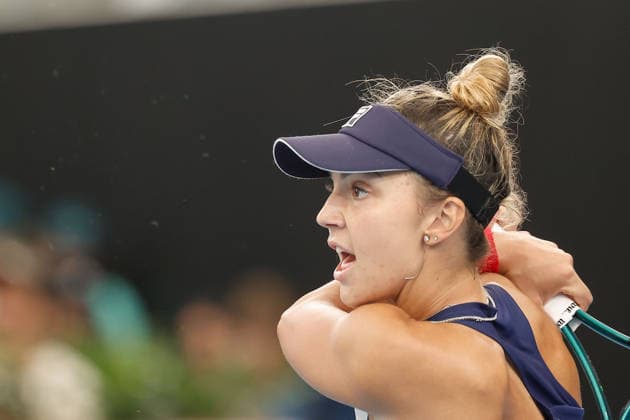January 15, 2026, Adelaide, South Australia, Australia: JAQUELINE CRISTIAN of Romania in action during her quarter final match against K. Birrell of Australia, during the 2026 Adelaide International Tennis Tournament Adelaide Australia - ZUMAw216 20260115_zsp_w216_060 Copyright: xMarkxWilloughbyx