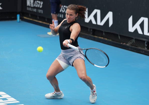 January 15, 2026, Melbourne, Victoria, Australia: MAJA CHWALINSKA of Poland during the match of Australian Open qualification, Melbourne, Australia. Melbourne Australia - ZUMAc278 20260115_zsp_c278_003 Copyright: xMarcinxCholewinskix