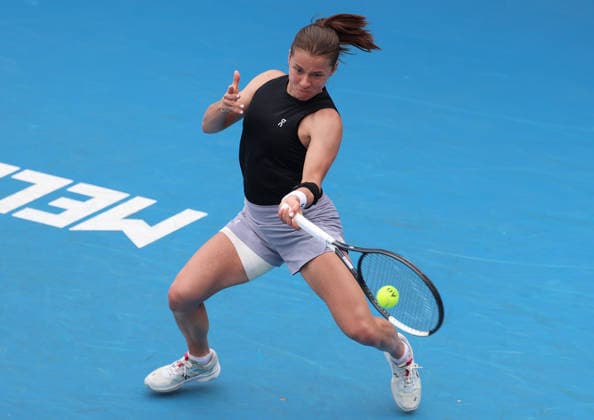 January 15, 2026, Melbourne, Victoria, Australia: MAJA CHWALINSKA of Poland during the match of Australian Open qualification, Melbourne, Australia. Melbourne Australia - ZUMAc278 20260115_zsp_c278_006 Copyright: xMarcinxCholewinskix