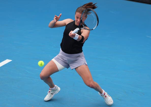 January 15, 2026, Melbourne, Victoria, Australia: MAJA CHWALINSKA of Poland during the match of Australian Open qualification, Melbourne, Australia. Melbourne Australia - ZUMAc278 20260115_zsp_c278_011 Copyright: xMarcinxCholewinskix