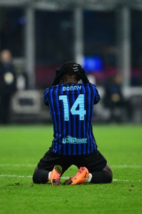 FC Internazionale v US Lecce - Serie A Ange Yoan Bonny of Inter Milan looks on during the Serie A match between Inter Milan and US Lecce at San Siro Stadium in Milan, Italy, on January 14, 2026. Milan Lombardy Italy  Copyright: xAndreaxDiodatox originalFilename:diodato-intermil260114_np6HE.jpg
