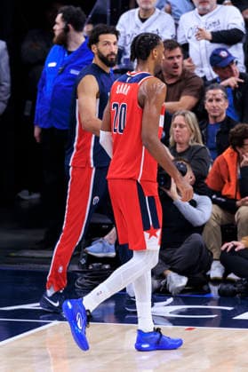 January 14, 2026, Inglewood, California, USA: Alex Sarr 20 of the Washington Wizards is ejected from the game during their regular season NBA, Basketball Herren, USA game against the Los Angeles Clippers on Wednesday January 14, 2026 at Intuit Dome in Inglewood, California. Clippers defeat Wizards, 119-105. ARIANA RUIZ PI Inglewood USA - ZUMAp124 20260114_zaa_p124_012 Copyright: xArianaxRuizx