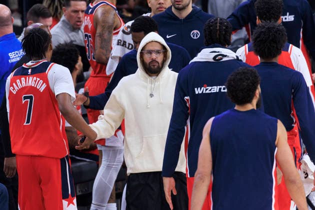 January 14, 2026, Inglewood, California, USA: Trae Young 3 of the Washington Wizards during their regular season NBA, Basketball Herren, USA game against the Los Angeles Clippers on Wednesday January 14, 2026 at Intuit Dome in Inglewood, California. Clippers defeat Wizards, 119-105. ARIANA RUIZ PI Inglewood USA - ZUMAp124 20260114_zaa_p124_022 Copyright: xArianaxRuizx