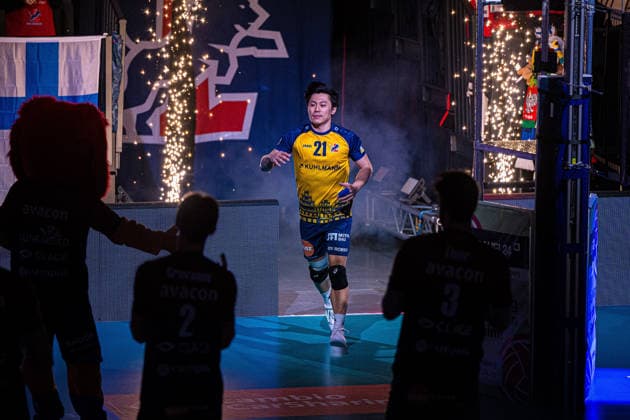 Volleyball I Men I Season 2025 2026 I Bundesliga I SVG Lüneburg TSV Haching Munich I 14 01 2026 Sho Takahashi 21, SVG Lüneburg during the run-in Copyright: xLobeca Björn-OlexKehmx
