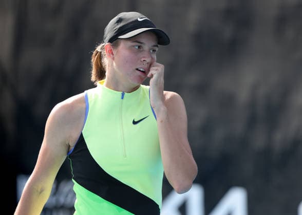 Lilli Tagger AUT reacts angry,anger,disappointed,disappointment,emotionAustralian Open 2026 Qualifier Melbourne Park, Melbourne, Victoria, Australia Copyright: xJuergenxHasenkopfx